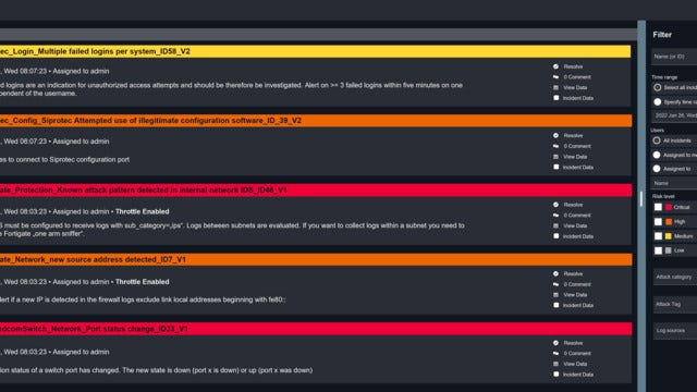 Screenshot - SIEM -  Incident-details
