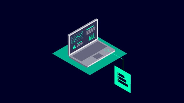 Illustration of a laptop with energy dashboards, symbolizing how Food & Beverage plants can analyze and stabilize power quality for reliable operations.
