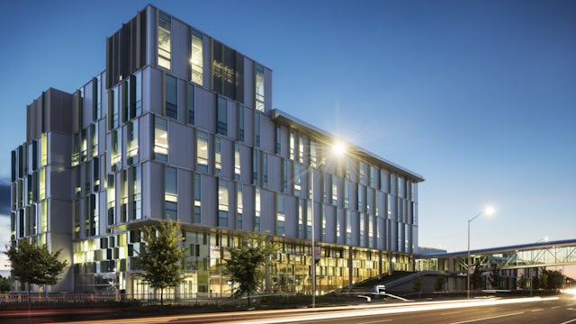 This exterior photograph is of Algonquin College's ACCE building