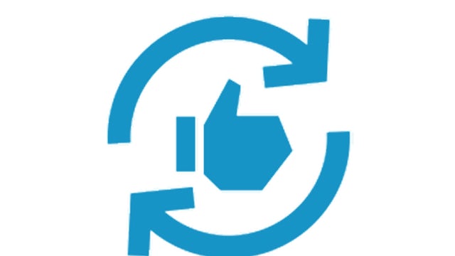 A promotional image featuring a reliability icon with a high score of 40, displayed in a vibrant color scheme.