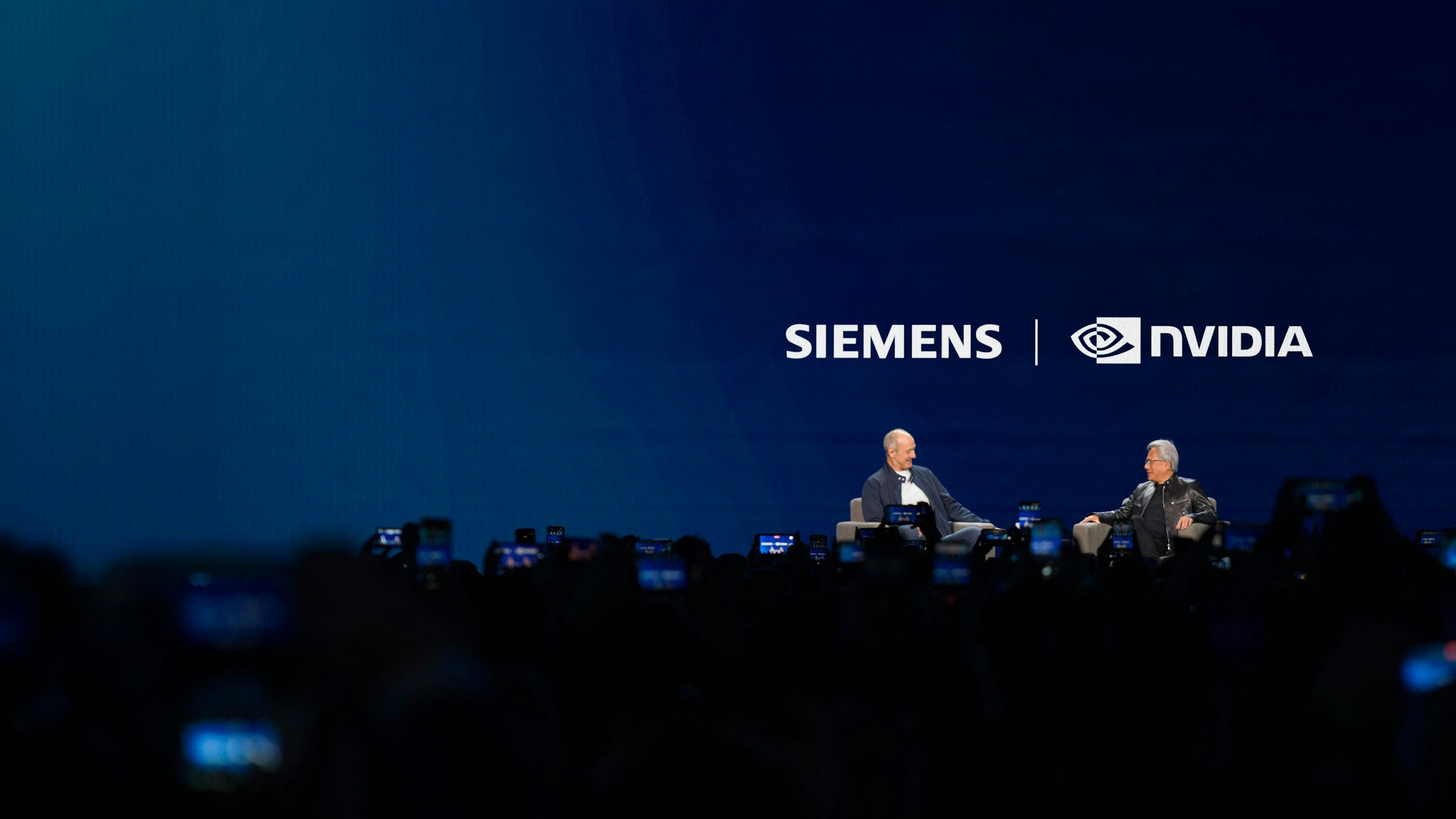 CES 2026: Roland Busch & Jensen Huang, Siemens &amp; NVIDIA
