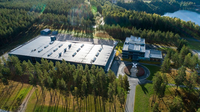 Aerial view of Tronrud Engineering AS, which is part of the case study video