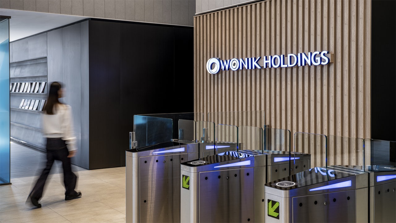 The lobby of WONIK HOLDINGS