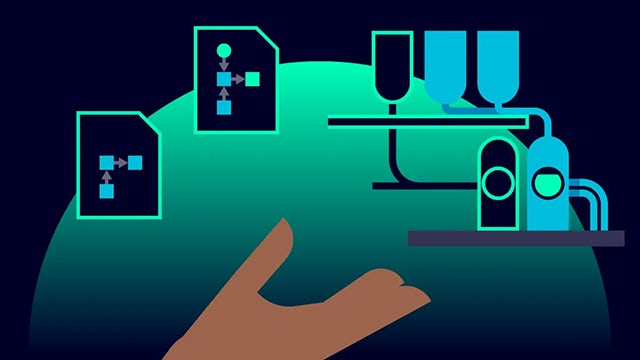 An illustration of a bakery and confectionery automated recipe control system for batch-based operations.