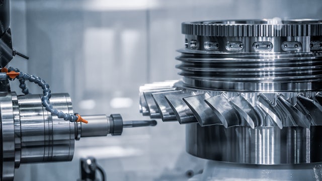 Autonomous Toolpath Optimization for More Efficient and Predictable Machining: Blades Stock image