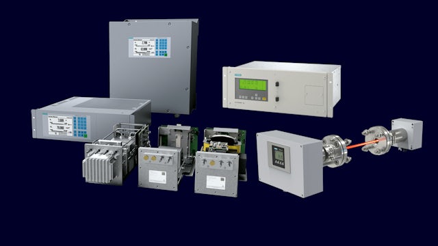 CGA and TDL process analytics devices shown as a visual product family for industrial gas monitoring.