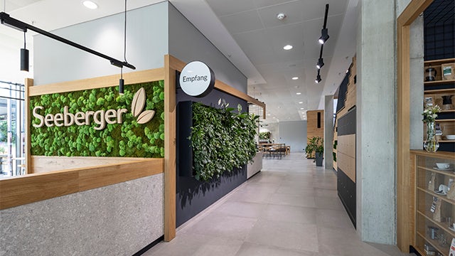 Entrance to Seeberger office.