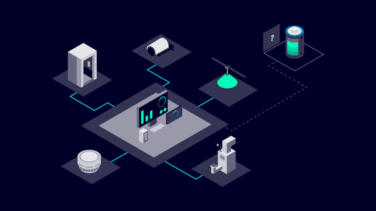 A data center with redundant automation infrastructure and servers.