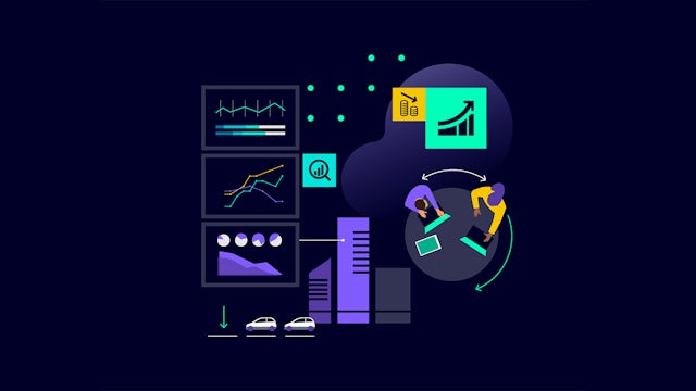 A data-driven space optimisation solution is being presented with a visual representation of a room layout.
