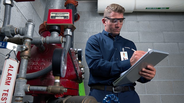 The image shows a modular fire safety product with a UL certification.