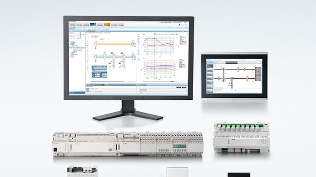 Desigo products and software on a computer screen. 