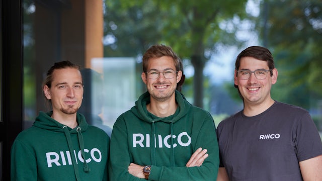 Jan Büchsschütz and two of his RIIICO co-founders.