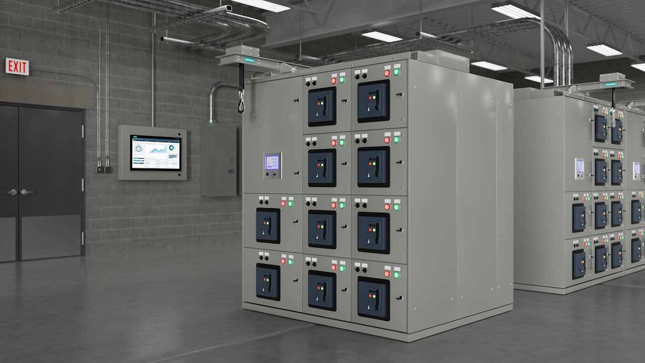 A room with electrical equipment and machinery, possibly a mechanical room.