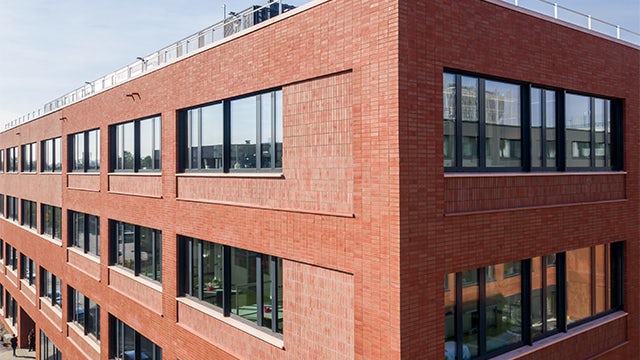 Exterior of Life Science Factory in Germany.