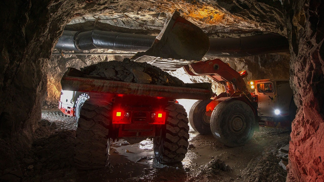 Sourcing minerals.
