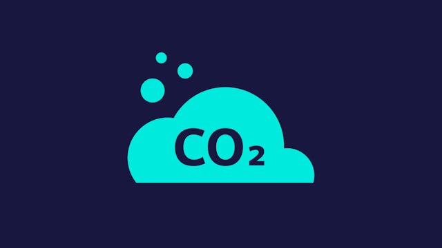 A diagram showing the difference between scope 1 and scope 2 emissions.