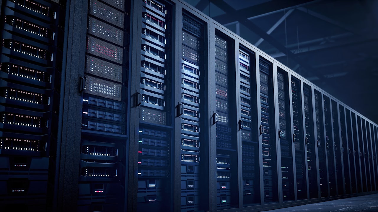 Data center server room