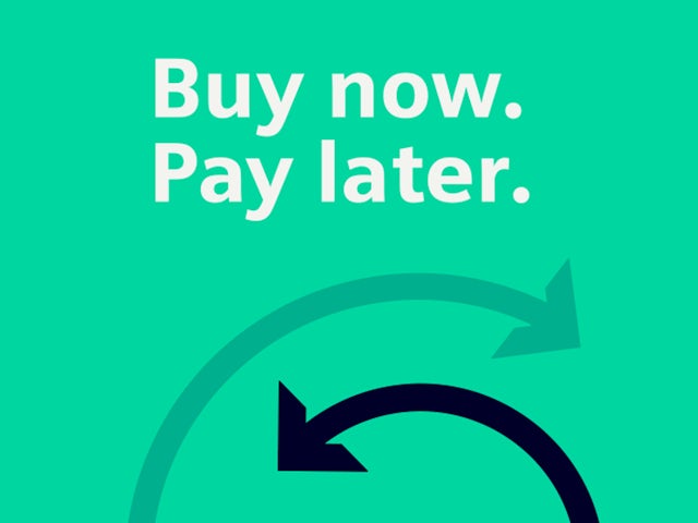 Buy now pay later - eye catcher