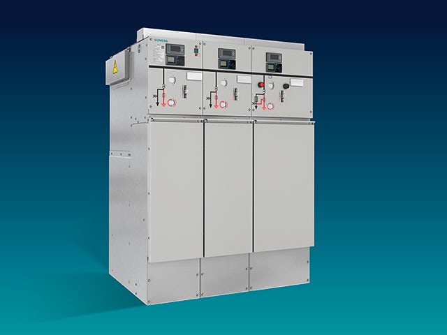 Gas-insulated switchgear 8DJH from Siemens Energy Systems solutions.
