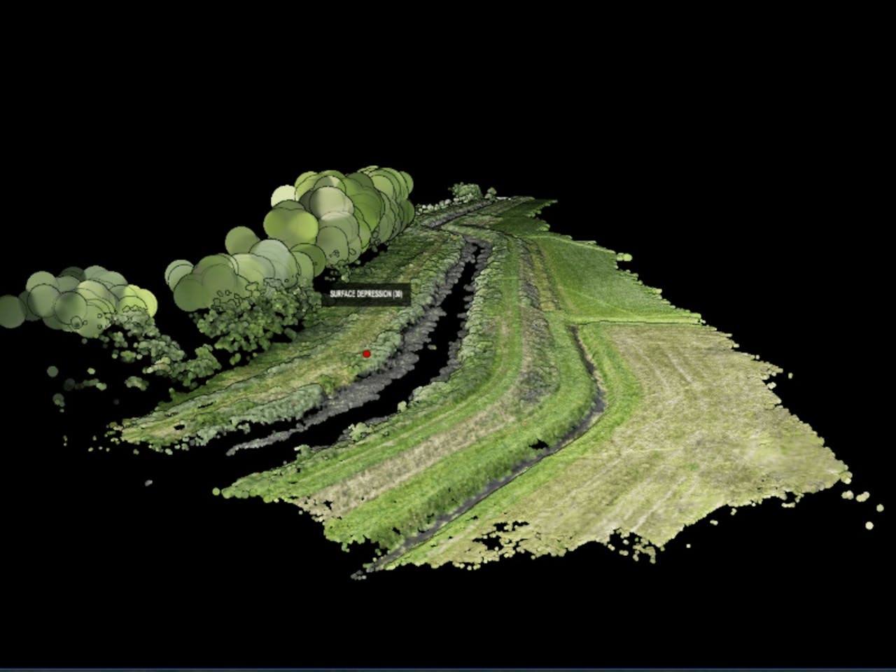 3D landscape view in EPT Viewer software