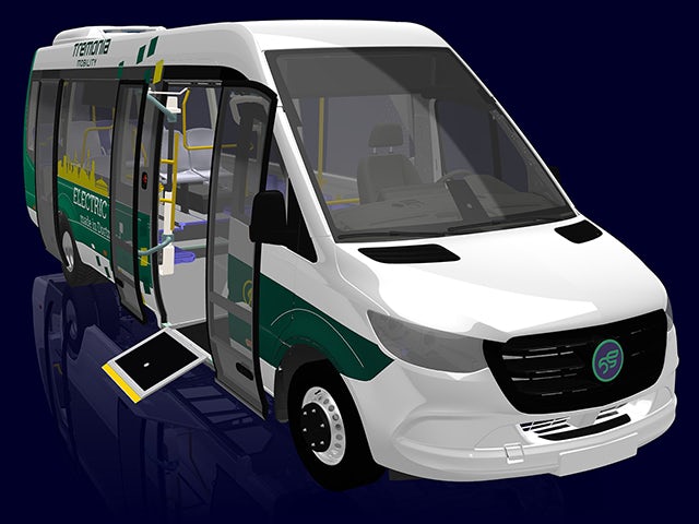 The City 75 ELECTRIC van by Tremonia Mobility, designed for sustainable urban transport. 