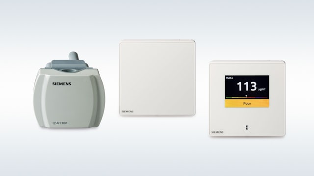 Siemens fine dust sensors. 
