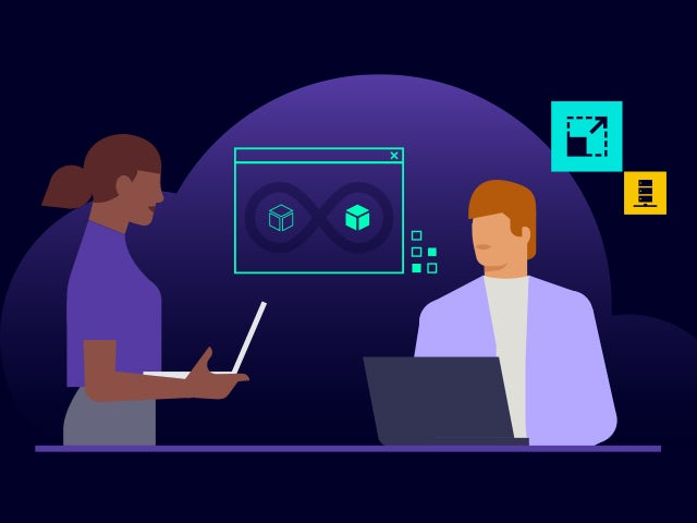 Illustration of cloud SaaS solutions