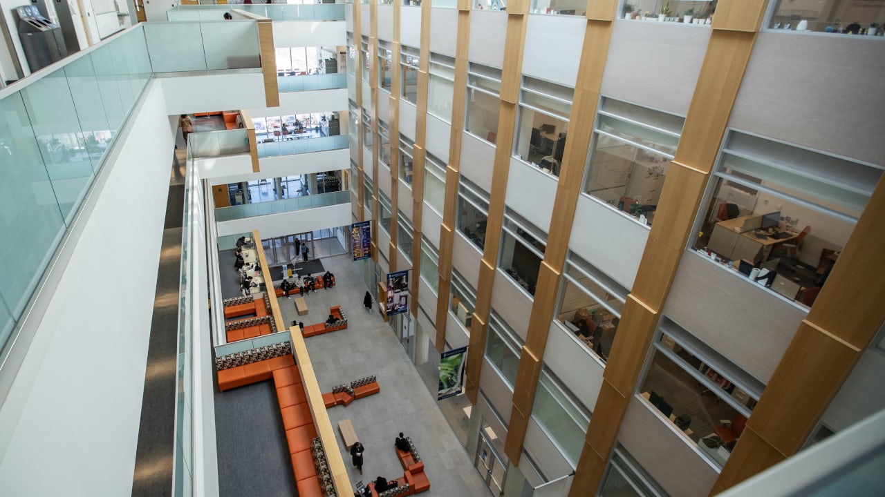Interior view of the University of Toronto Scarborough Campus (UTSC)