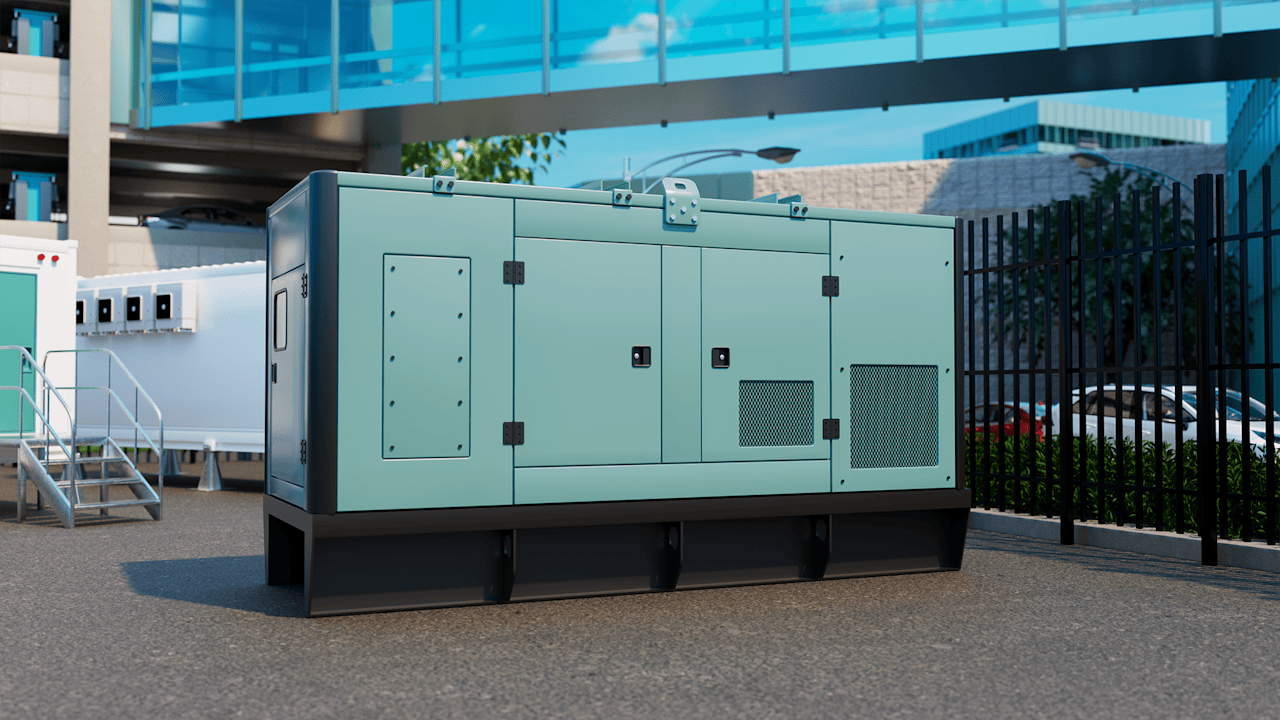 Office generator photo render