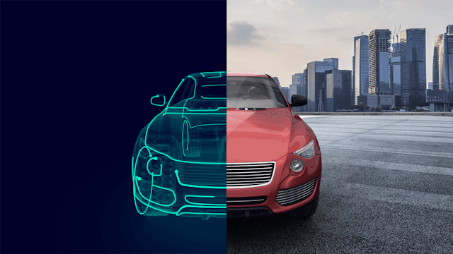 Digital twin of a car