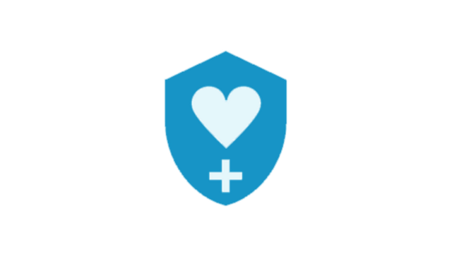 A blue icon with a white outline of a globe and a white arrow pointing to the right. 
