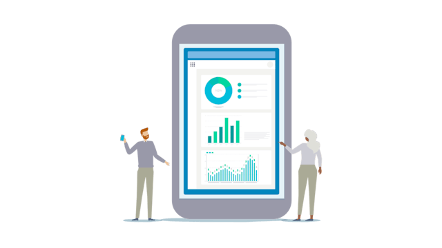 A promotional image for Siemens' ready-to-use apps, featuring a card with a feature highlighted. 