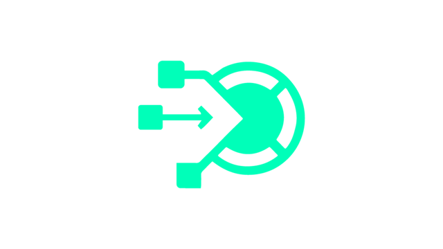 The image is an icon depicting a market access concept with a globe and a key.