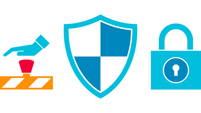 A diagram showing a PC-based update with three layers of security.