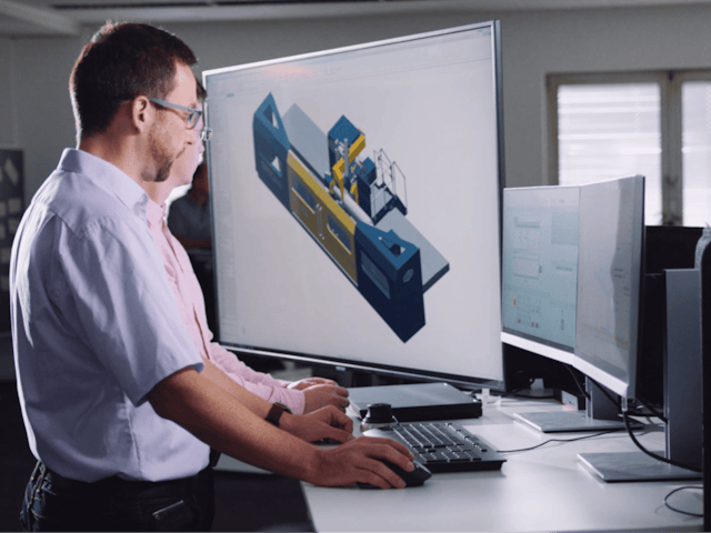 A diagram showing the next generation of smart connected industrial machines using advanced machine engineering.
